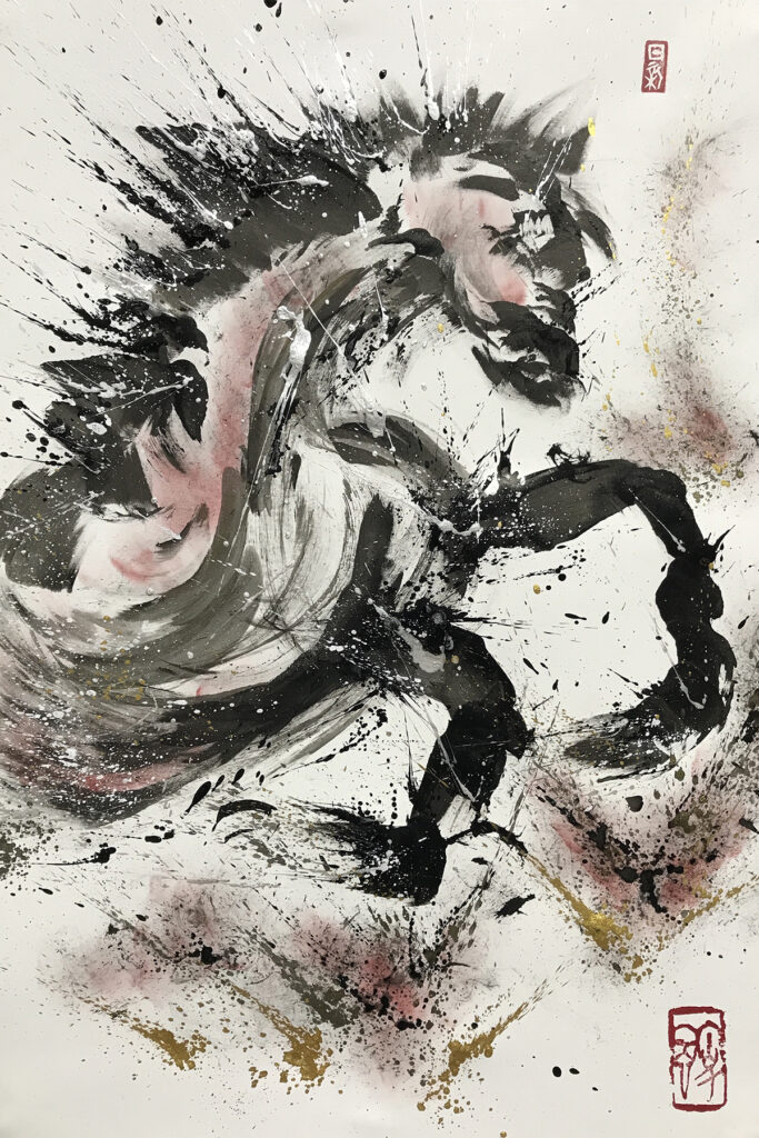 ★値下げ◆北久美子 「風の夢想」 ８号 安井賞 人気作家！追悼 油彩★