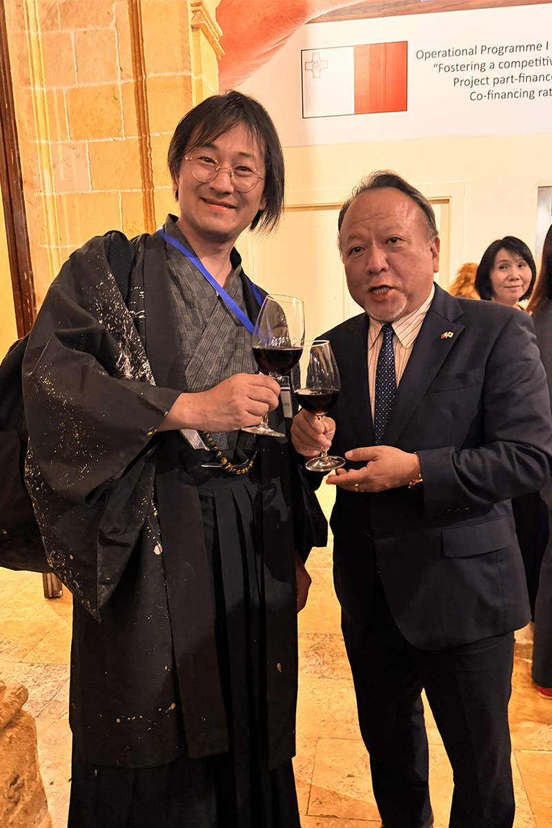 在マルタ日本国大使館　小林龍一郎氏